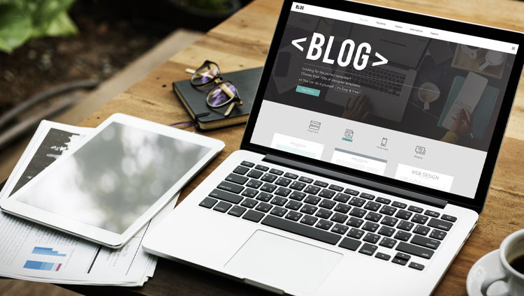 Why are blog posts important on a website?